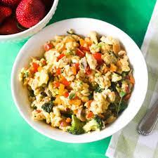 healthy veggie egg scramble everyday