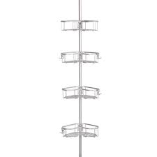 Try our free drive up service, available only in the target app. Flat Shelf Rustproof Shower Caddy Satin Chrome Corner Pole Caddy