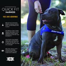 Ezydog Quick Fit Custom Fit Adjustable Dog Harness