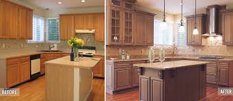 Putting a new face on old cabinetry is a remodeling technique that saves money while updating the look of your kitchen. Cabinet Refacing And Cabinet Redooring Kitchens Redefined