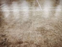 how are concrete floors polished