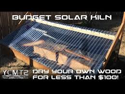 budget diy solar kiln to dry wood