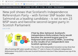 The only party leader to have won an outright majority in the scottish. Scotland S Independence Referendum Party On Twitter Salmond S Alba Party To Maximise Vote For Indy Supermajority As Our Poll Revealed First Https T Co Rkc7cmfas6 We Are Interested In Working With Alba Party Mark Whittet Ex Snp