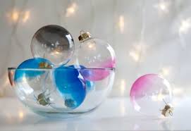 creative diy ideas for clear ornaments