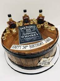 Jack Daniels 50th Birthday Cake gambar png