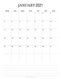 May june july august 2021 printable calendar Free Printable Monthly Calendar 2021 In 2021 Calendar Printables Free Printable Calendar Monthly Monthly Calendar Printable