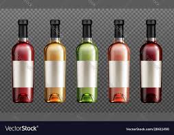 Red Wine Glass Bottles With Cork Blank