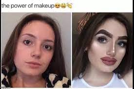 cringe too much makeup memes