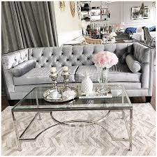 New York Sofa Gray White Glamour Moris