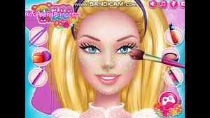 barbie wedding makeup games