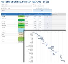 free construction project plan
