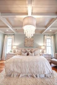 5 out of 5 stars. Eclectic White Bedroom With Barn Beams And Crystal Chandelier Founterior
