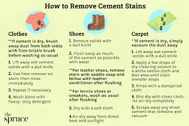 how to remove cement stains