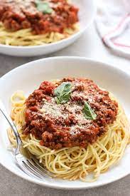 the best spaghetti and meat sauce with