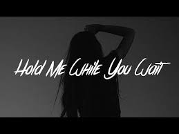 Lewis Capaldi Hold Me While You Wait Lyrics Youtube