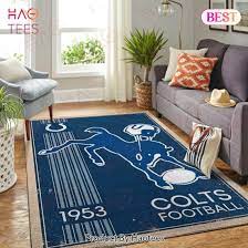 indianapolis colts nfl area rugs retro
