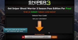 Sniper ghost warrior 1 unlock code manual activation code sniper ghost warrior code de deblocage jeu sniper ghost warrior sniper ghost warrior skidrow unlock coad. Free Sniper Ghost Warrior 3 Season Pass Edition Giveaway Ps4 Xb1 Pc Video Dailymotion