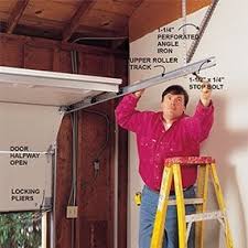 how to install a garage door diy