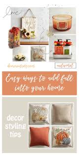 decorating for fall easy ways to add