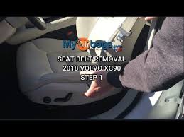Remove Seat Belt Step 1 For Volvo Xc90