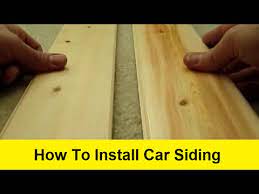 how to install car siding you