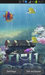 aquarium and fish live wallpaper for