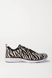 Techloom Pro Zebra Print Calf Hair Sneakers