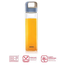 Borosil Neo Glass Water Bottle With