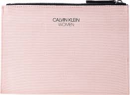 calvin klein gift makeup bag pink