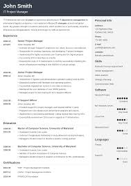 18 Professional Cv Templates Optimized For 2019 Download In