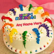 happy birthday cakes with name generator