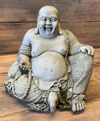 Large Laughing Buddha Statue Stone