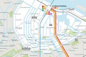 amsterdam rail map city train route