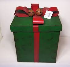 green red metal gift box 8 9x8 9x11