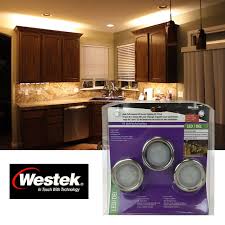 Set Of 3 Surface Mount Accent Under Cabinet Lighting Kit In Warm White By Westek One For 14 99 Or Three Or More For 12 99 Each Very High Quality Lighting Ships Free 13 Deals