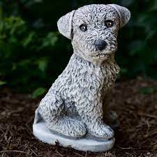 Puppy Figurine Concrete Dog Statue