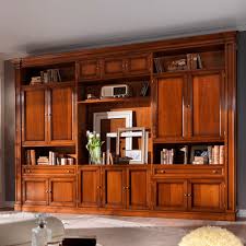 traditional living room wall unit