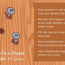how to fix a stripped hole
