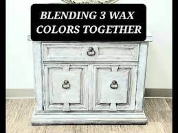 Chalk Paint Wax Colors Together