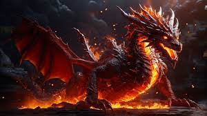 red fire dragon by gustler