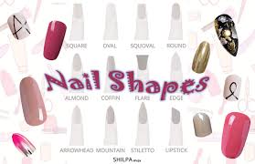 Nail Shape Chart Find Out About Different Nail Shapes And