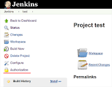 Jenkins : Authorize Project plugin