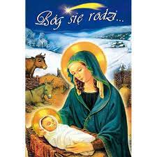 Plakat Bożonarodzeniowy – Bóg się rodzi… - Sklep internetowy z  dewocjonaliami