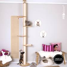 solid wood cat climbing tree slim and