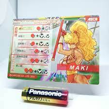 Maki CAPCOM vs SNK 2 Trading instruction Card Street Fighter II 2001 Final  Fight | eBay
