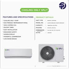 spj 18000 btu wall split air