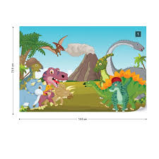 Bilder ohne wasser bearbeitbare vektordateien (svg, wmf. Fototapete Tapete Cartoon Dinosaurs Bei Europosters Kostenloser Versand