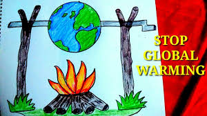 How To Draw Stop Global Warming Save Earth