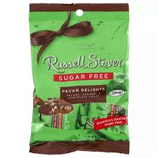russell stover sugar free bag pecan dlght