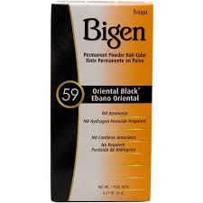 Bigen Permanent Hair Color 59 Oriental Black 0 21 Oz